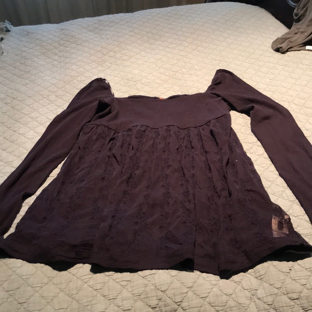 Long sleeved navy tunic.  Never worn